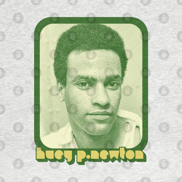 Huey P Newton /// Retro Style Black Power Tribute Design by DankFutura